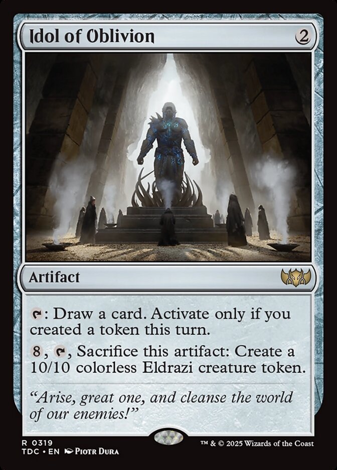 Idol of Oblivion 319 (Commander: Tarkir: Dragonstorm)  | Good Games Adelaide SA