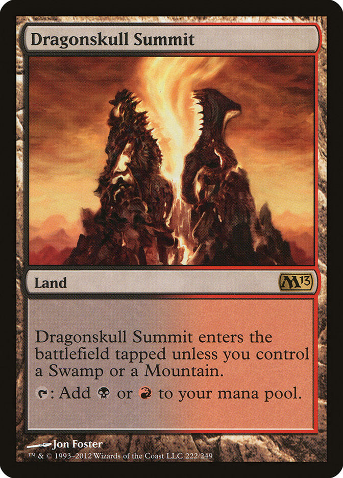 Dragonskull Summit 222 (Magic 2013 (M13))  - Foil | Good Games Adelaide SA
