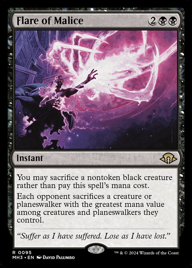 Flare of Malice 95 (Modern Horizons 3)  - Foil | Good Games Adelaide SA
