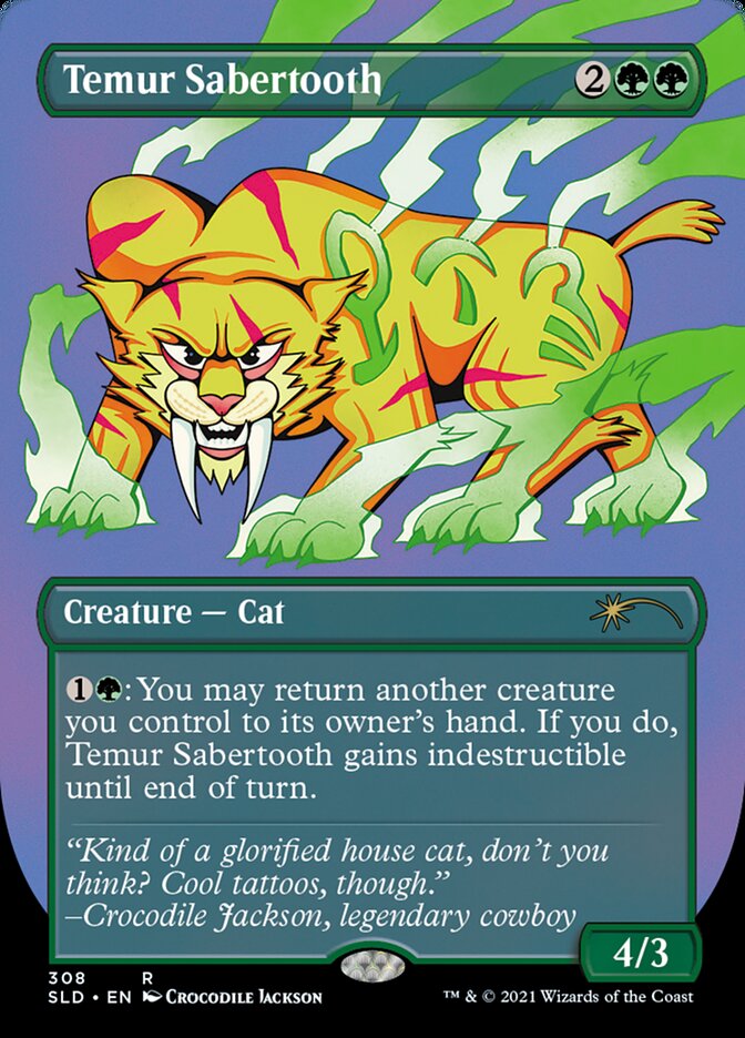 Temur Sabertooth 308 (Secret Lair Drop Series)  | Good Games Adelaide SA