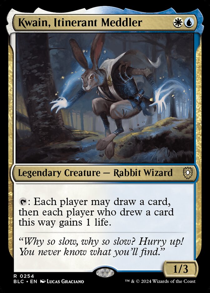 Kwain, Itinerant Meddler 254 (Commander: Bloomburrow)  | Good Games Adelaide SA