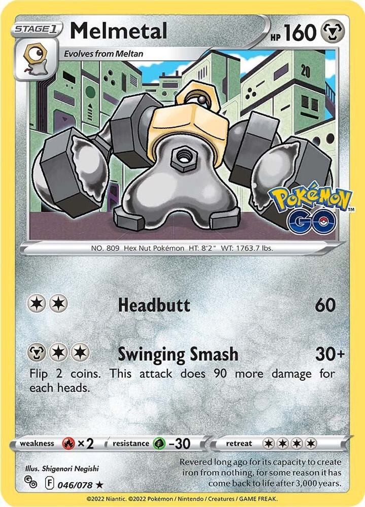Melmetal 046/078 (Pokemon GO)  - Holofoil | Good Games Adelaide SA