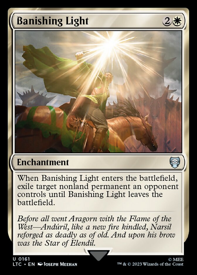 Banishing Light 161 (Commander: The Lord of the Rings: Tales of Middle-earth)  | Good Games Adelaide SA