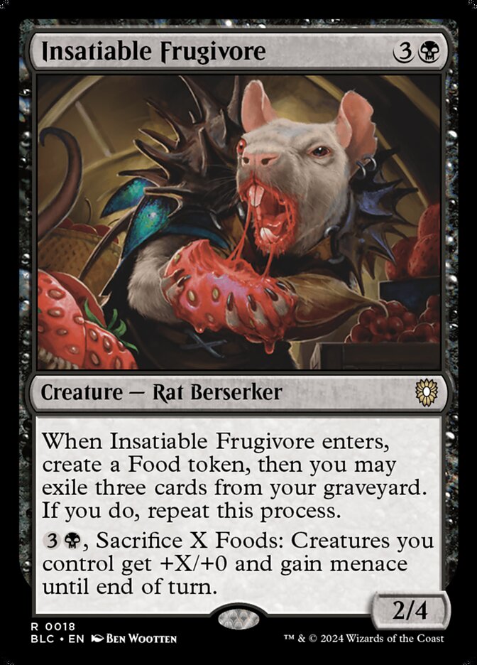 Insatiable Frugivore 18 (Commander: Bloomburrow)  | Good Games Adelaide SA
