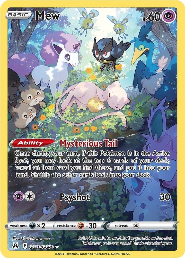 Mew GG10/GG70 (Crown Zenith: Galarian Gallery)  - Holofoil | Good Games Adelaide SA