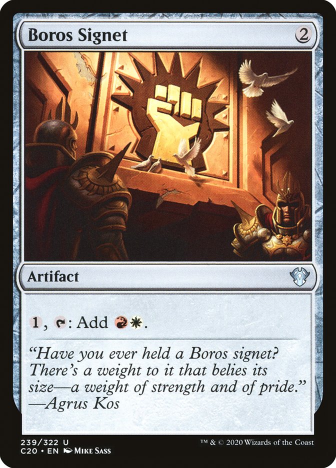 Boros Signet 239 (Commander 2020)  | Good Games Adelaide SA