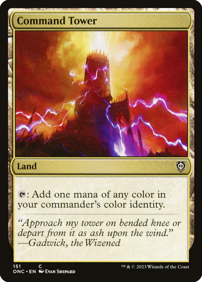 Command Tower 151 (Commander: Phyrexia: All Will Be One)  | Good Games Adelaide SA