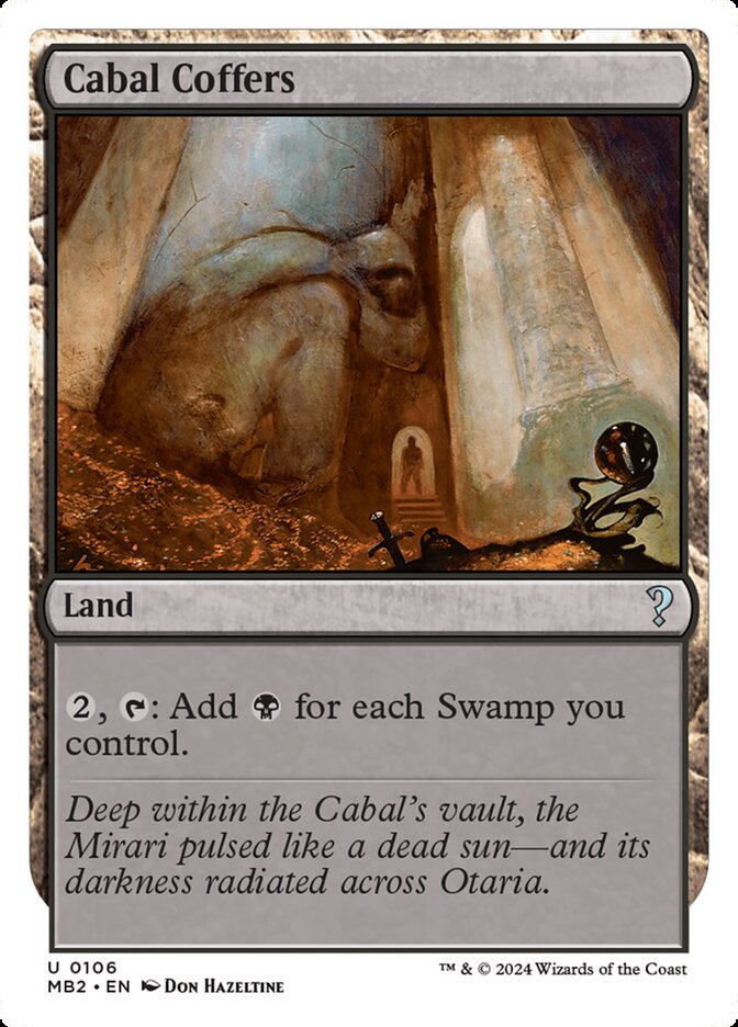 Cabal Coffers 106 (Mystery Booster 2)  | Good Games Adelaide SA