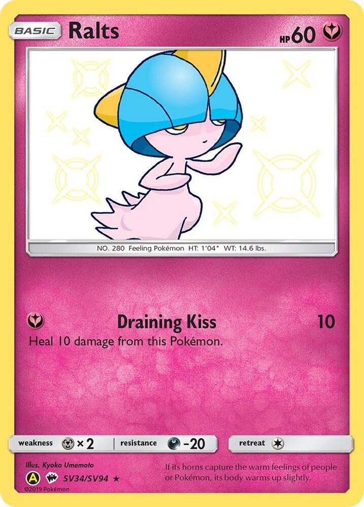 Ralts SV34/SV94 (Hidden Fates: Shiny Vault)  - Holofoil | Good Games Adelaide SA