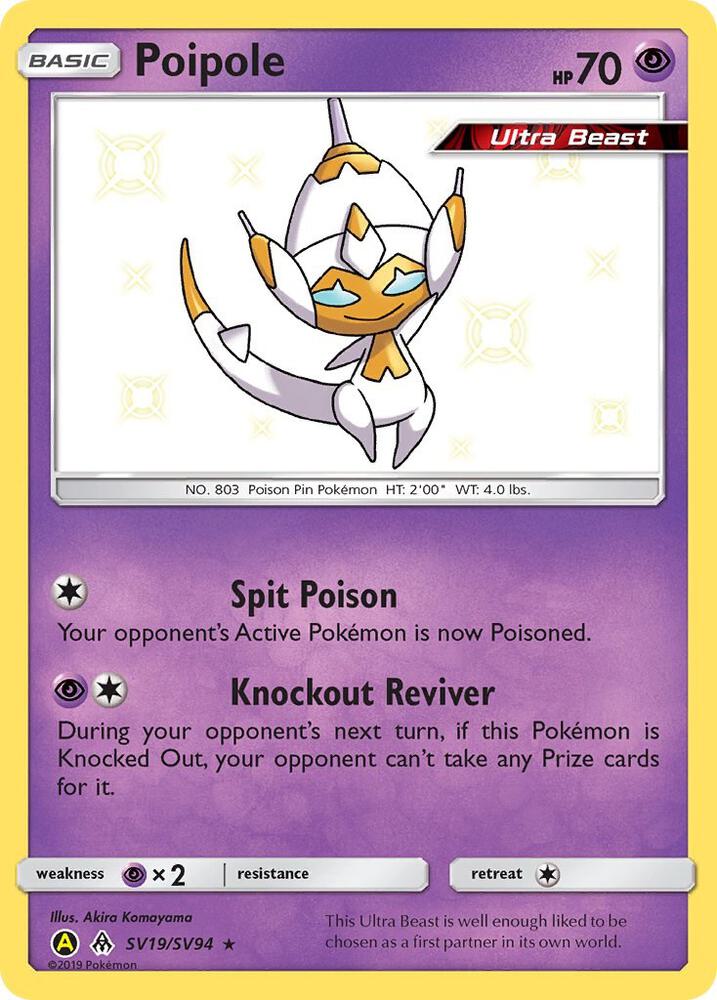 Poipole SV19/SV94 (Hidden Fates: Shiny Vault)  - Holofoil | Good Games Adelaide SA