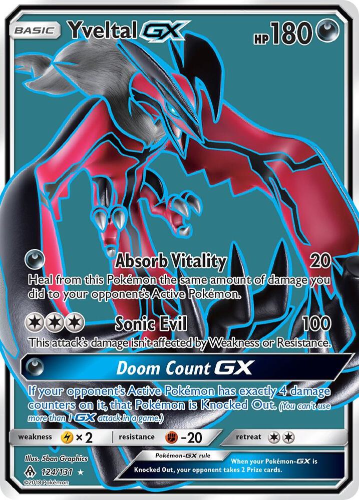 Yveltal GX Full Art 124/131 (SM - Forbidden Light)  - Holofoil | Good Games Adelaide SA