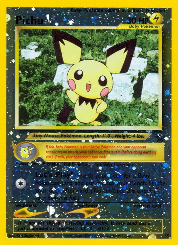 Pichu 35/53 (WoTC Promo)  - Reverse Holofoil | Good Games Adelaide SA