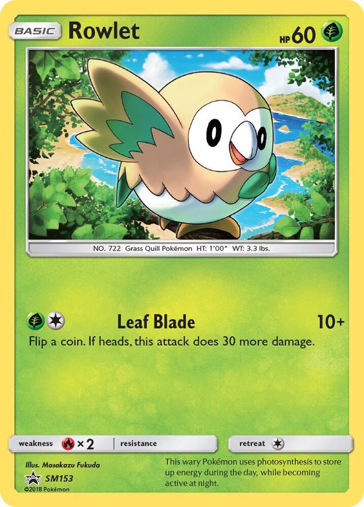 Rowlet SM153 (SM Promos)  - Holofoil | Good Games Adelaide SA