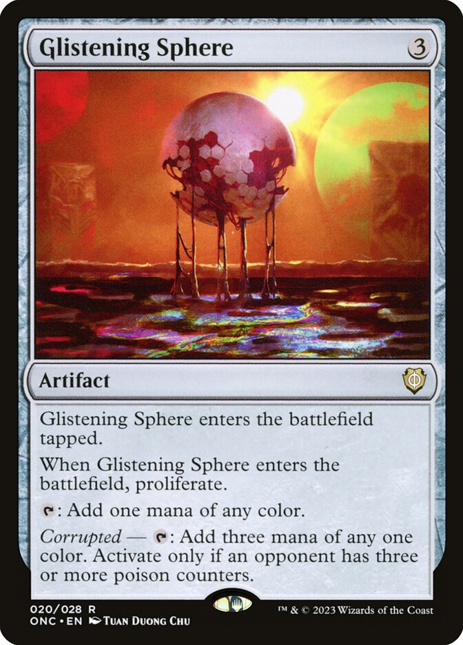 Glistening Sphere 20 (Commander: Phyrexia: All Will Be One)  | Good Games Adelaide SA