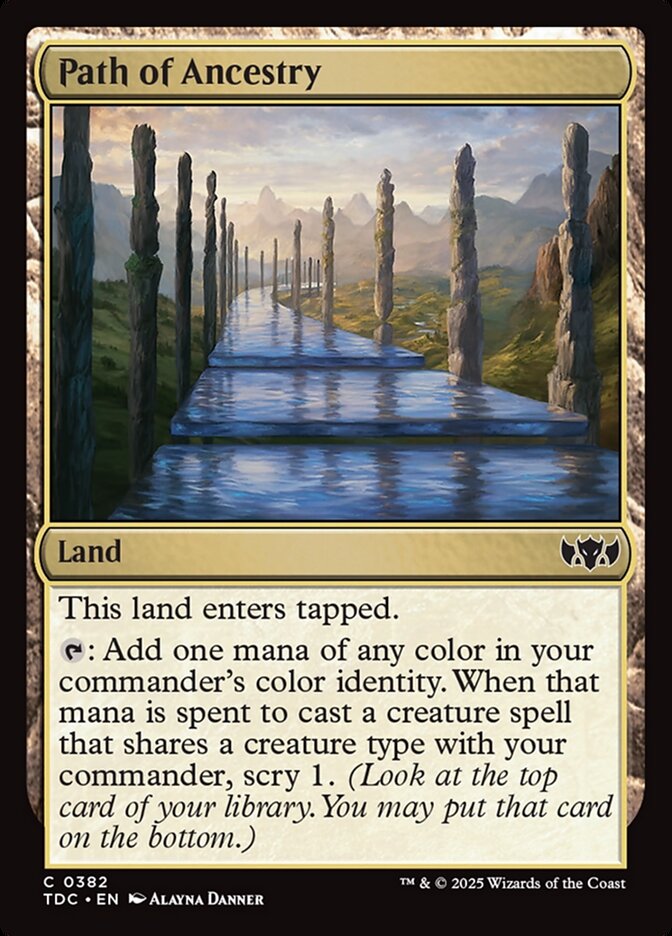 Path of Ancestry 382 (Commander: Tarkir: Dragonstorm)  | Good Games Adelaide SA
