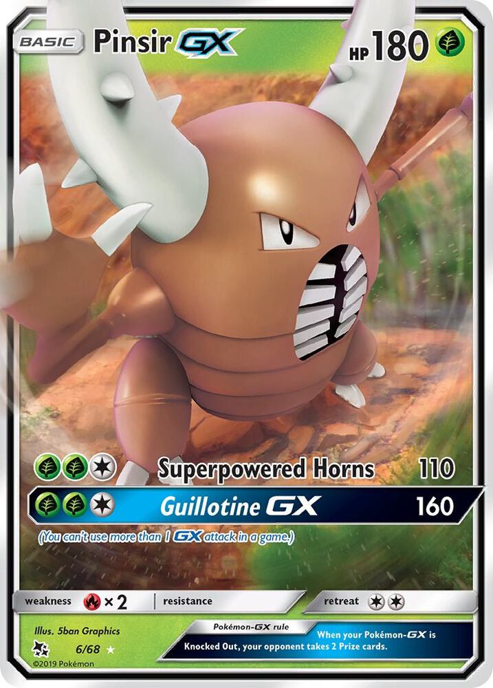 Pinsir GX 6/68 (Hidden Fates)  - Holofoil | Good Games Adelaide SA