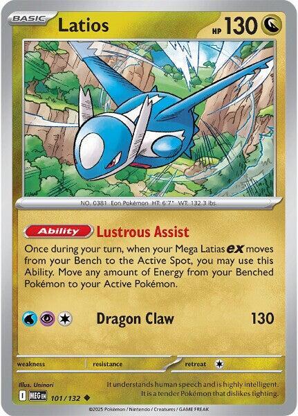Latios 101/132 (ME01: Mega Evolution)  | Good Games Adelaide SA