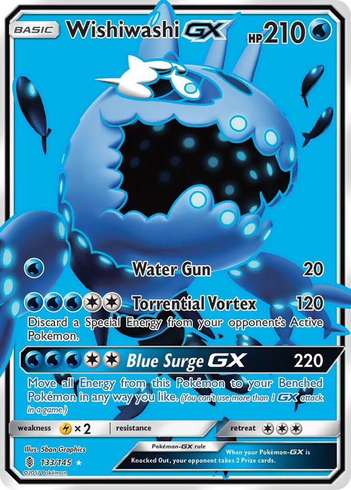 Wishiwashi GX Full Art 133/145 (SM - Guardians Rising)  - Holofoil | Good Games Adelaide SA