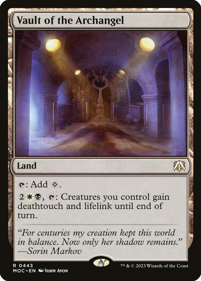 Vault of the Archangel 443 (Commander: March of the Machine)  | Good Games Adelaide SA
