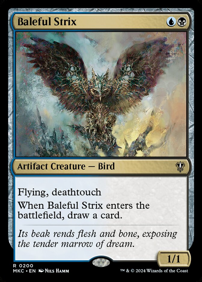 Baleful Strix 200 (Commander: Murders at Karlov Manor)  | Good Games Adelaide SA