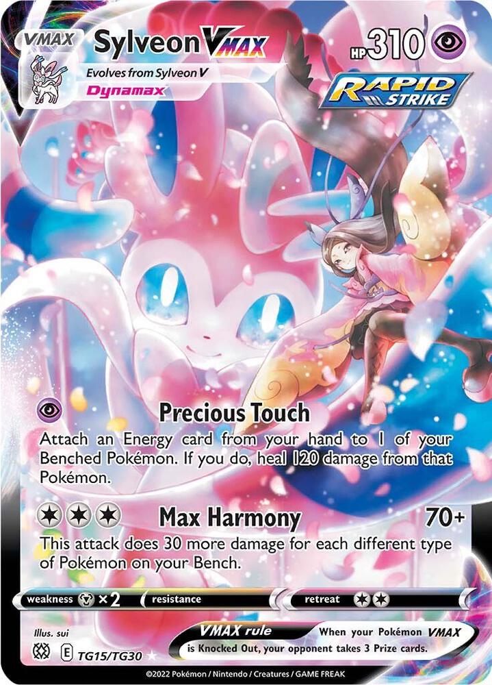 Sylveon VMAX TG15/TG30 (SWSH09: Brilliant Stars Trainer Gallery)  - Holofoil | Good Games Adelaide SA