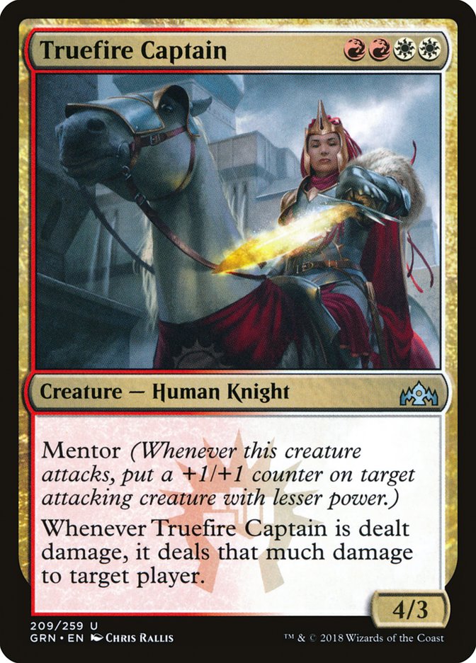Truefire Captain 209 (Guilds of Ravnica)  - Foil | Good Games Adelaide SA