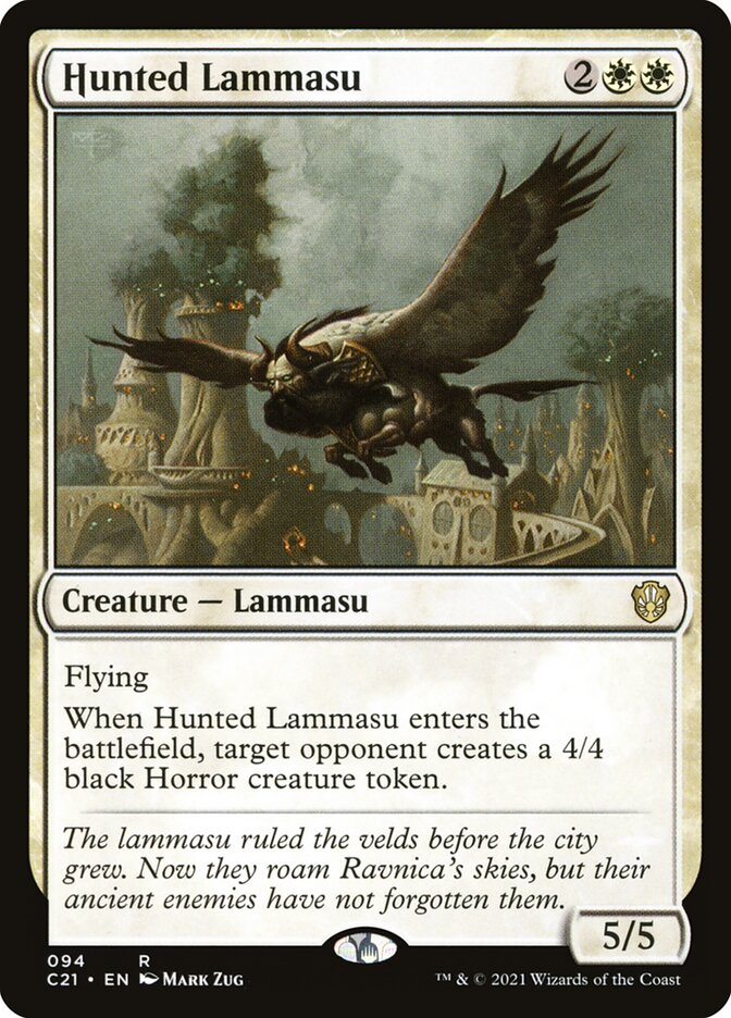 Hunted Lammasu 94 (Commander 2021)  | Good Games Adelaide SA