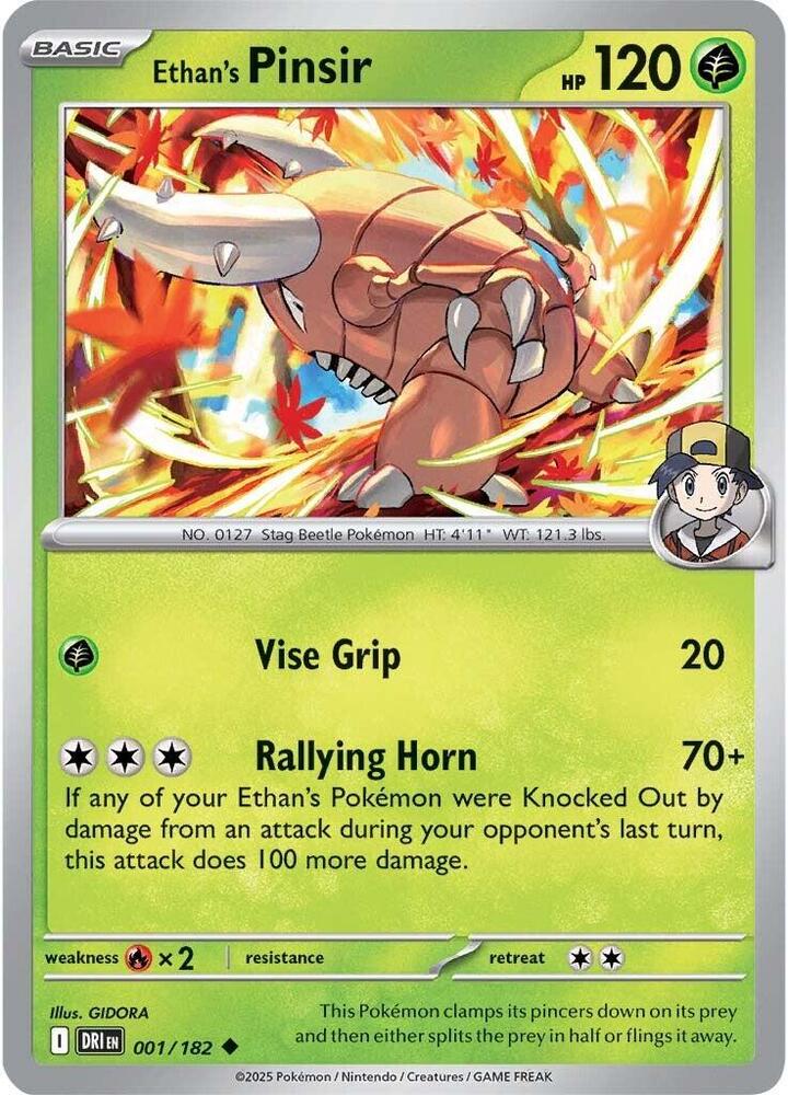 Ethan's Pinsir 001/182 (SV10: Destined Rivals)  | Good Games Adelaide SA
