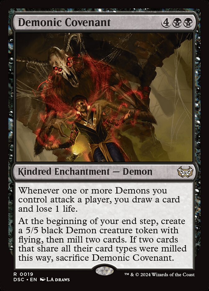 Demonic Covenant 19 (Commander: Duskmourn: House of Horror)  | Good Games Adelaide SA