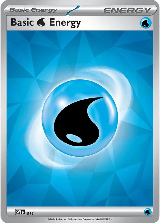 Basic Water Energy 011 011 (SVE: Scarlet & Violet Energies)  - Holofoil | Good Games Adelaide SA