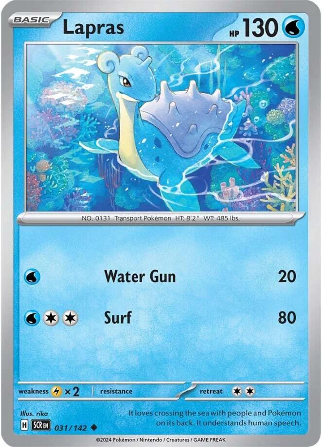 Lapras 031/142 (SV07: Stellar Crown)  | Good Games Adelaide SA