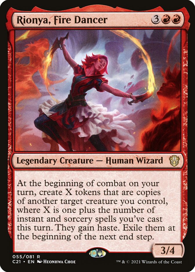 Rionya Fire Dancer 55 (Commander 2021)  | Good Games Adelaide SA
