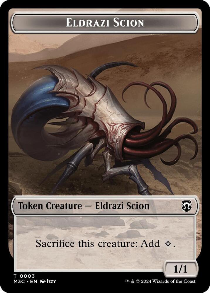 Eldrazi Scion Eldrazi Spawn Double Sided Token 3 // 2 (Commander: Modern Horizons 3)  | Good Games Adelaide SA