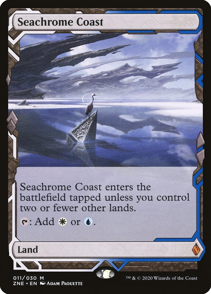 Seachrome Coast 11 (Zendikar Rising Expeditions)  - Foil | Good Games Adelaide SA
