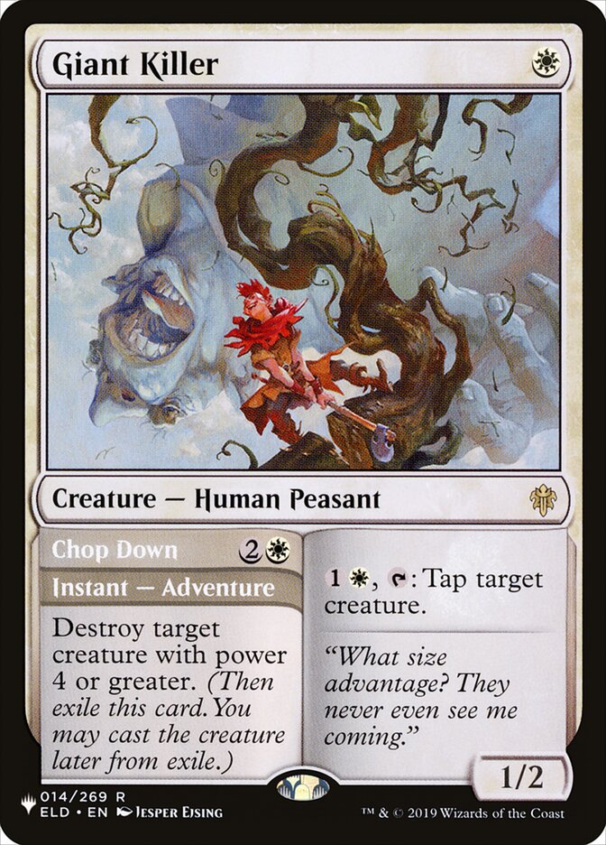 Giant Killer // Chop Down 014/269 (The List Reprints)  | Good Games Adelaide SA