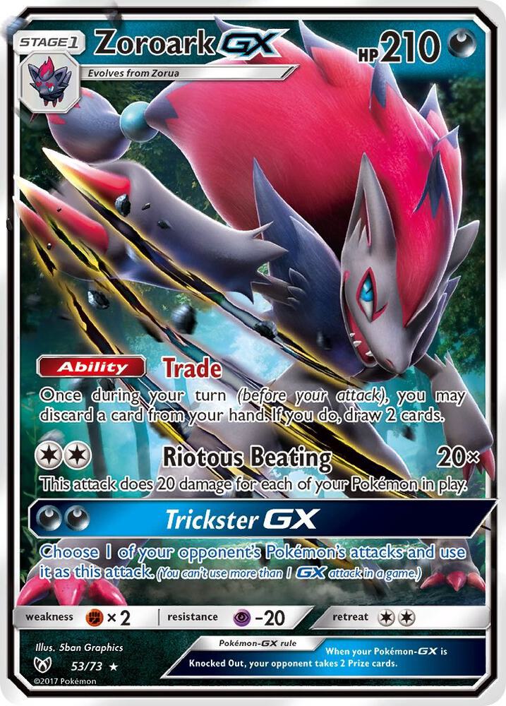 Zoroark GX 53/73 (Shining Legends)  - Holofoil | Good Games Adelaide SA