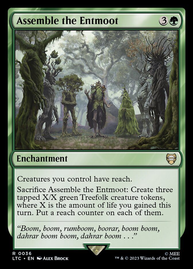 Assemble the Entmoot 36 (Commander: The Lord of the Rings: Tales of Middle-earth)  | Good Games Adelaide SA