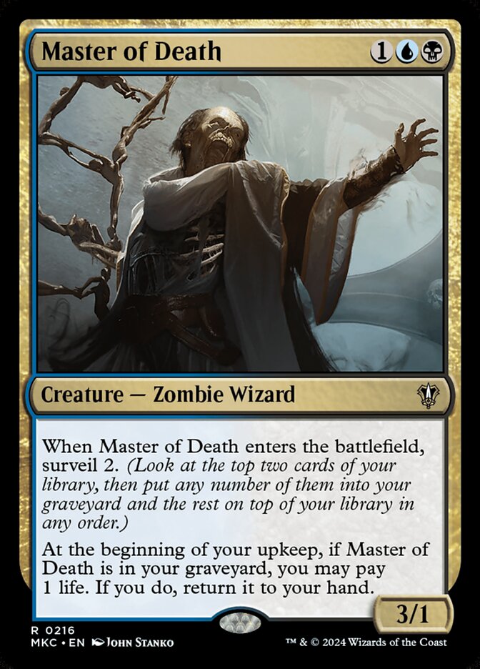Master of Death 216 (Commander: Murders at Karlov Manor)  | Good Games Adelaide SA