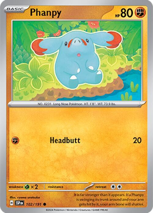 Phanpy 102/191 (SV08: Surging Sparks)  | Good Games Adelaide SA