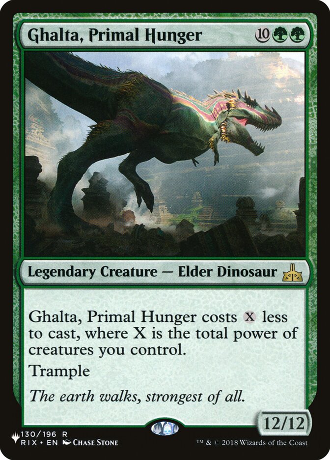 Ghalta, Primal Hunger 130/196 (The List Reprints)  | Good Games Adelaide SA