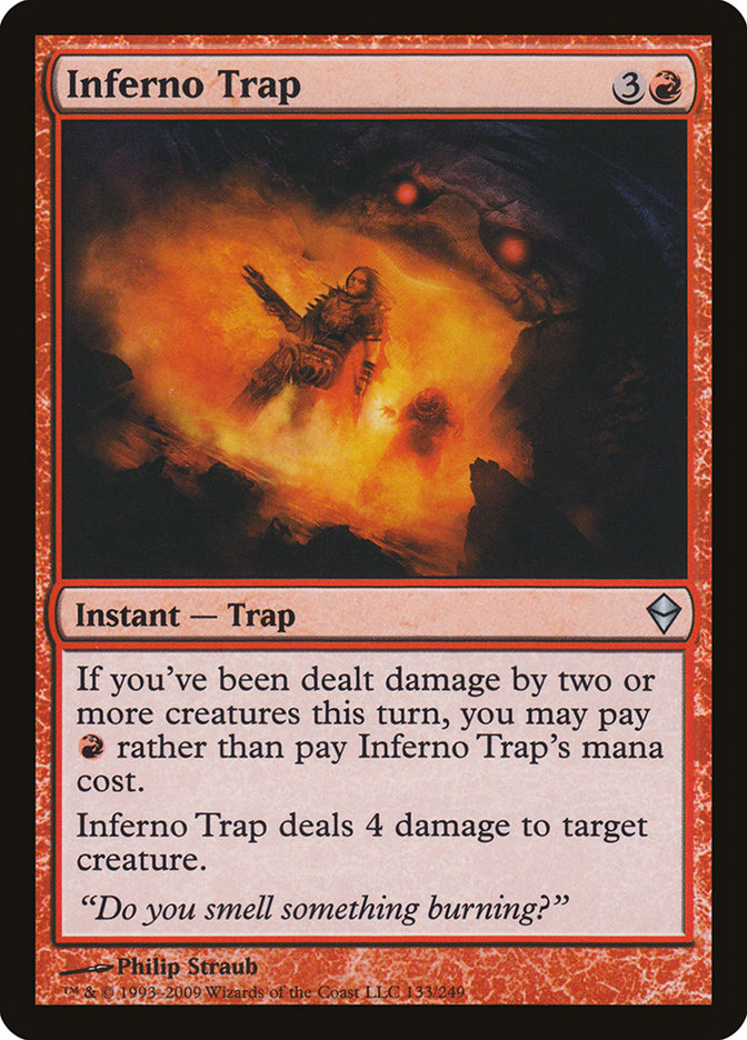 Inferno Trap 133 (Zendikar)  - Foil | Good Games Adelaide SA