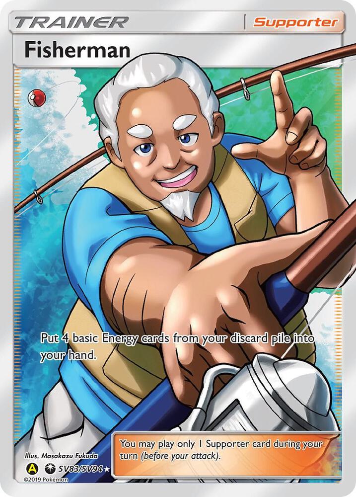 Fisherman SV83/SV94 (Hidden Fates: Shiny Vault)  - Holofoil | Good Games Adelaide SA