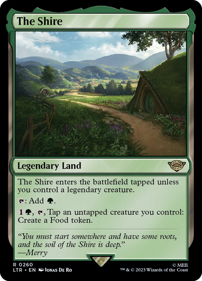 The Shire 260 (Universes Beyond: The Lord of the Rings: Tales of Middle-earth)  - Foil | Good Games Adelaide SA