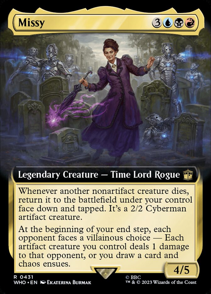 Missy 431 (Universes Beyond: Doctor Who)  - Foil | Good Games Adelaide SA
