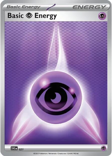 Basic Psychic Energy 021 021 (SVE: Scarlet & Violet Energies)  - Reverse Holofoil | Good Games Adelaide SA