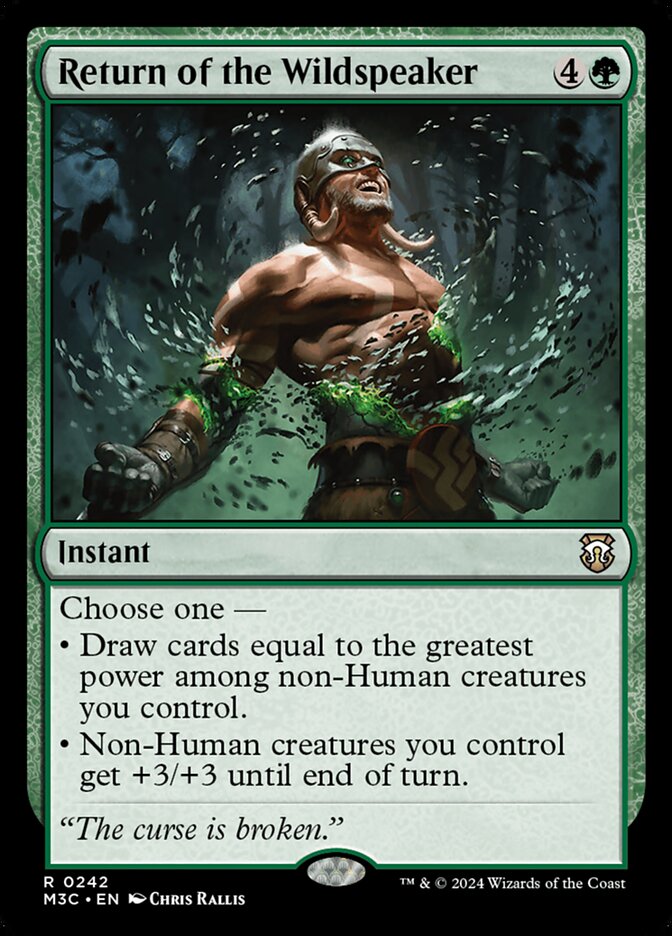 Return of the Wildspeaker 242 (Commander: Modern Horizons 3)  | Good Games Adelaide SA