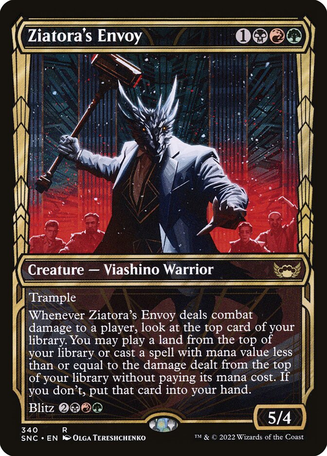Ziatora's Envoy 340 (Streets of New Capenna)  - Foil | Good Games Adelaide SA