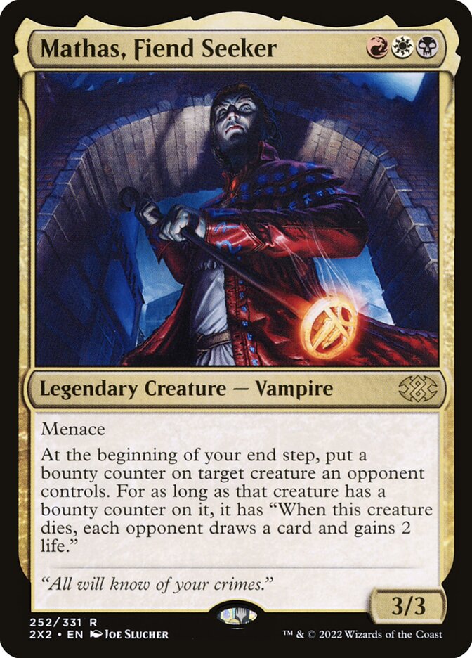 Mathas, Fiend Seeker 252 (Double Masters 2022)  | Good Games Adelaide SA