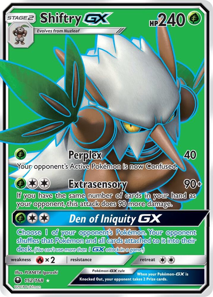 Shiftry GX Full Art 152/168 (SM - Celestial Storm)  - Holofoil | Good Games Adelaide SA