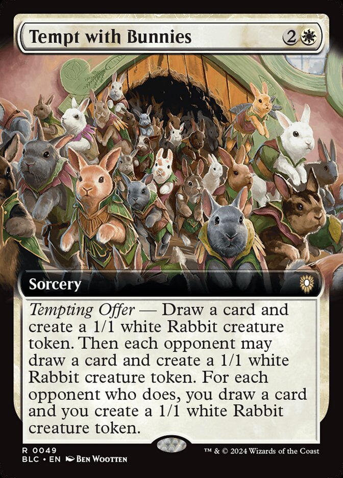 Tempt with Bunnies 49 (Commander: Bloomburrow)  | Good Games Adelaide SA